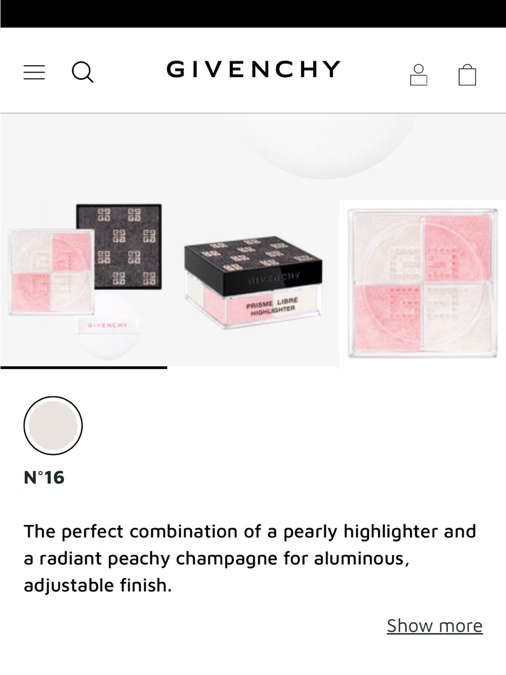 Givenchy Prisme Libre Limited Edition Highlighter - Picture 5 of 5